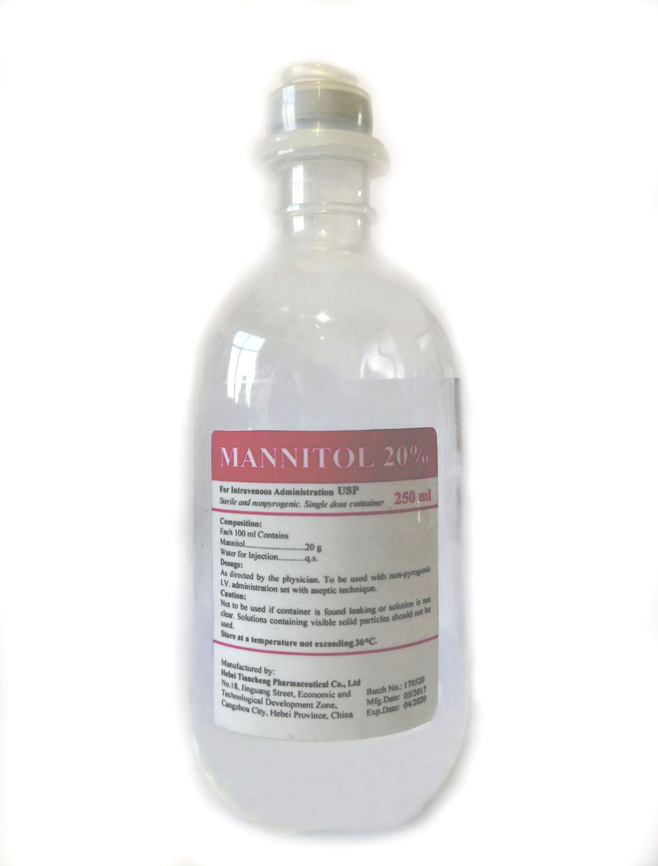 MANNITOL INJECTION 250ML/50G 100ML/20G